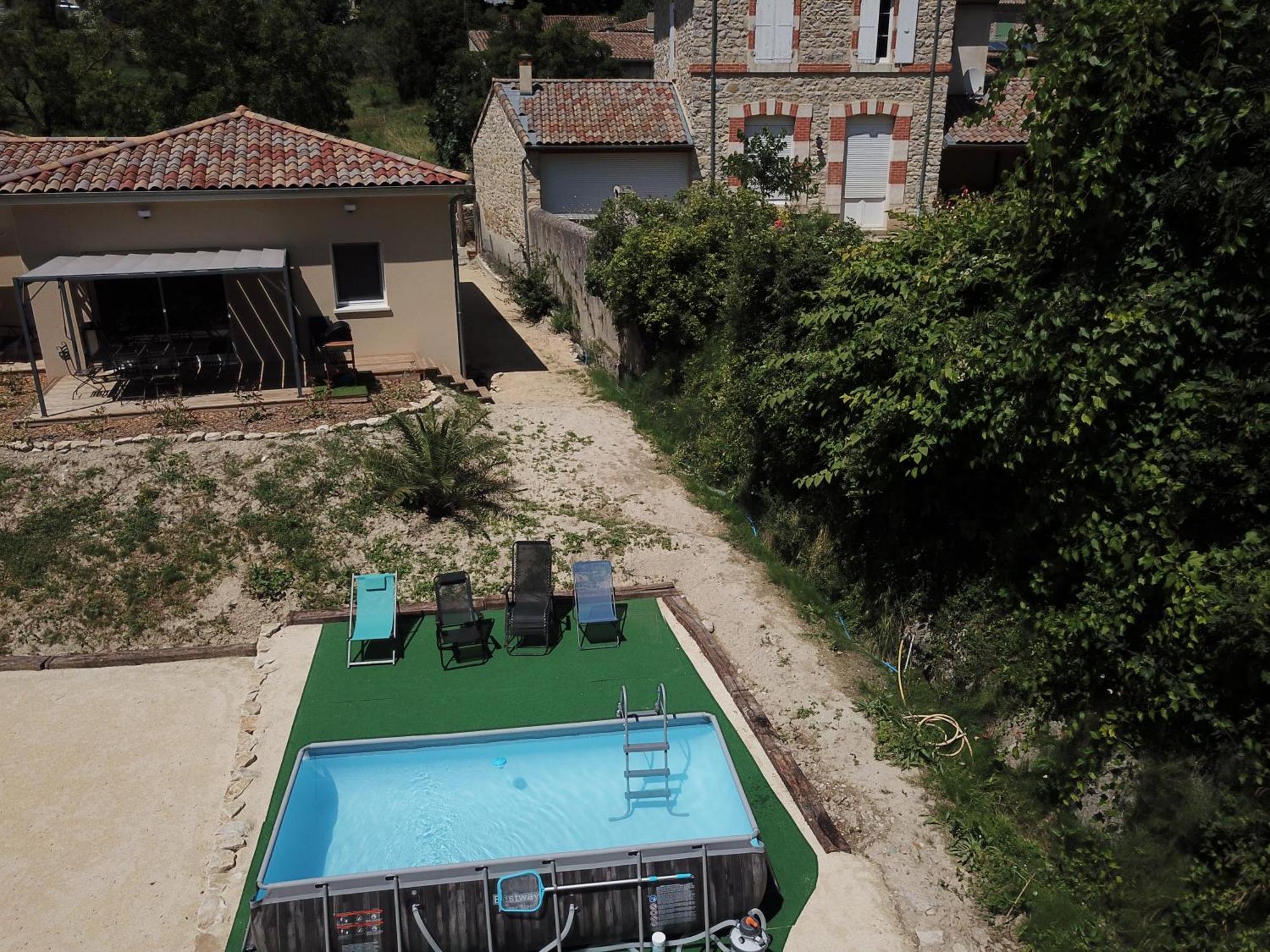 Montclar-sur-Gervanne Gite Le Chaudron 1 A 7Pers Avec Piscineヴィラ エクステリア 写真